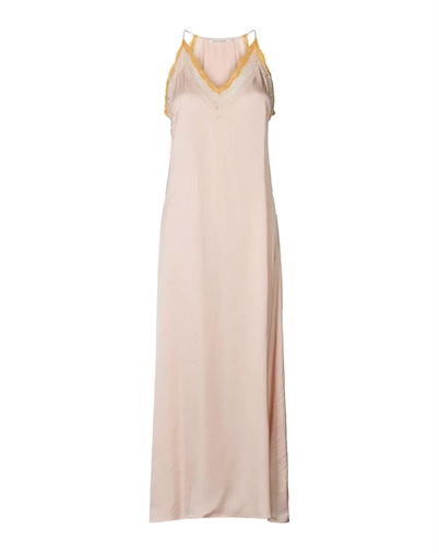 Rabens Saloner - Chefira Contrast Lace Camisole Kjole - Light Rose 